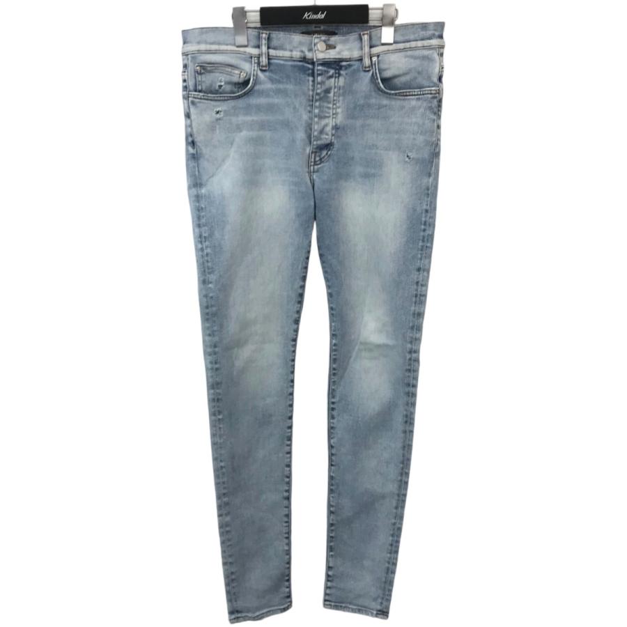 AMIRI 【値下げ】AMIRI ダメージスキニーデニムパンツ インディゴ 
