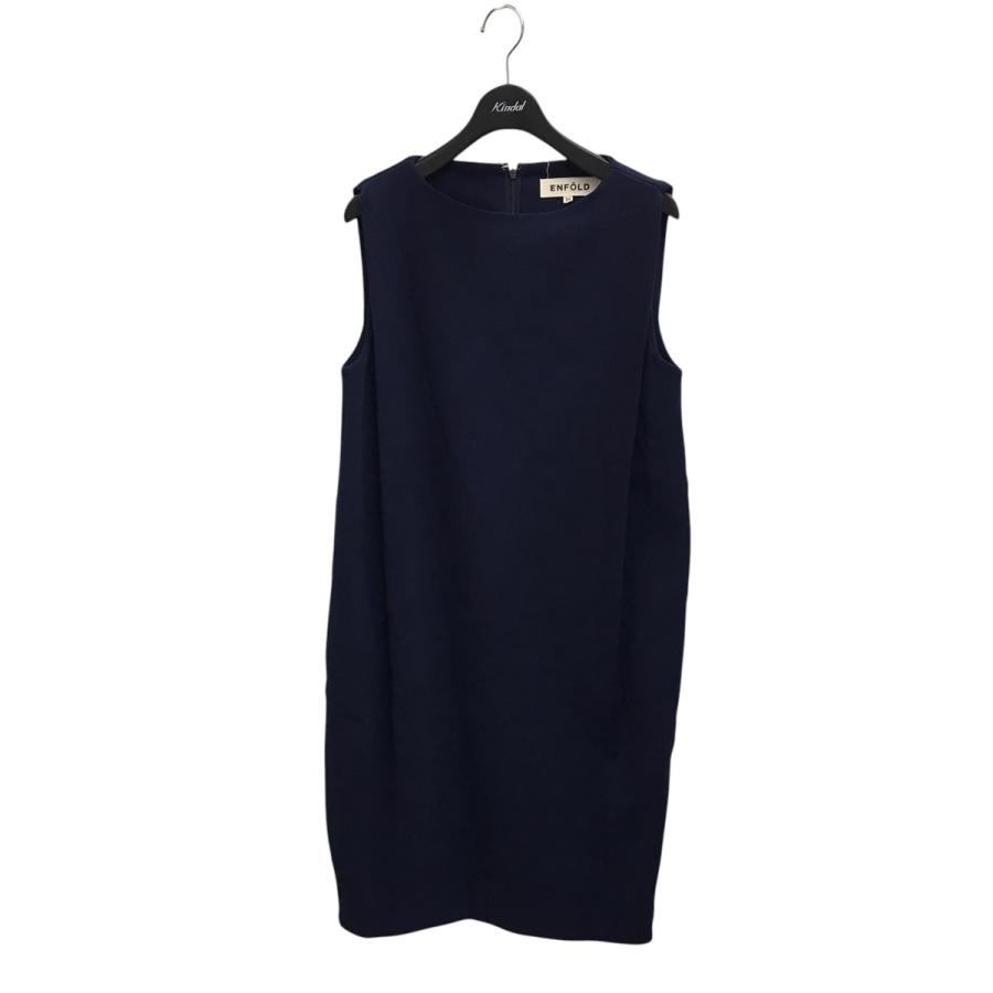 ENFOLD 【値下げ】ENFOLD ノースリーブコクーンワンピース 3008S633