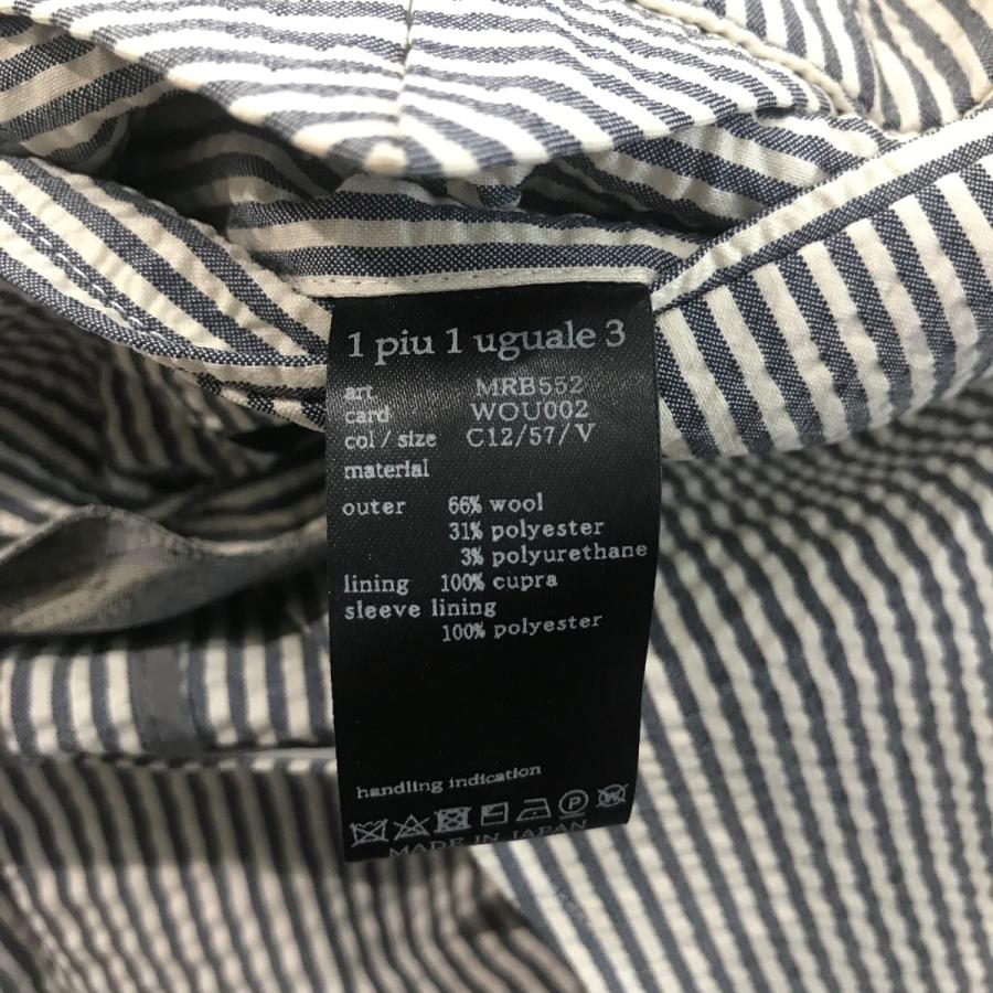 1 piu uguale 3 【値下げ】1piu1uguale3 シアサッカーストライプ  