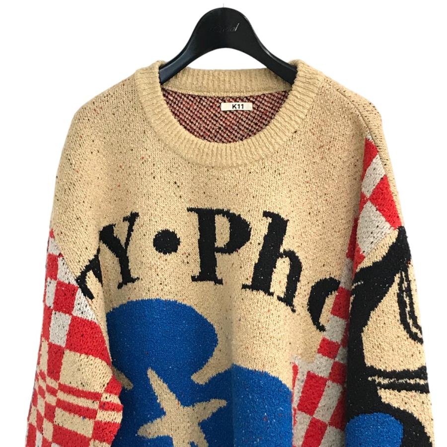 値下げ】KHOKI 24AW 「Intarsia-knit jumper」 ニット 24fw k 01 