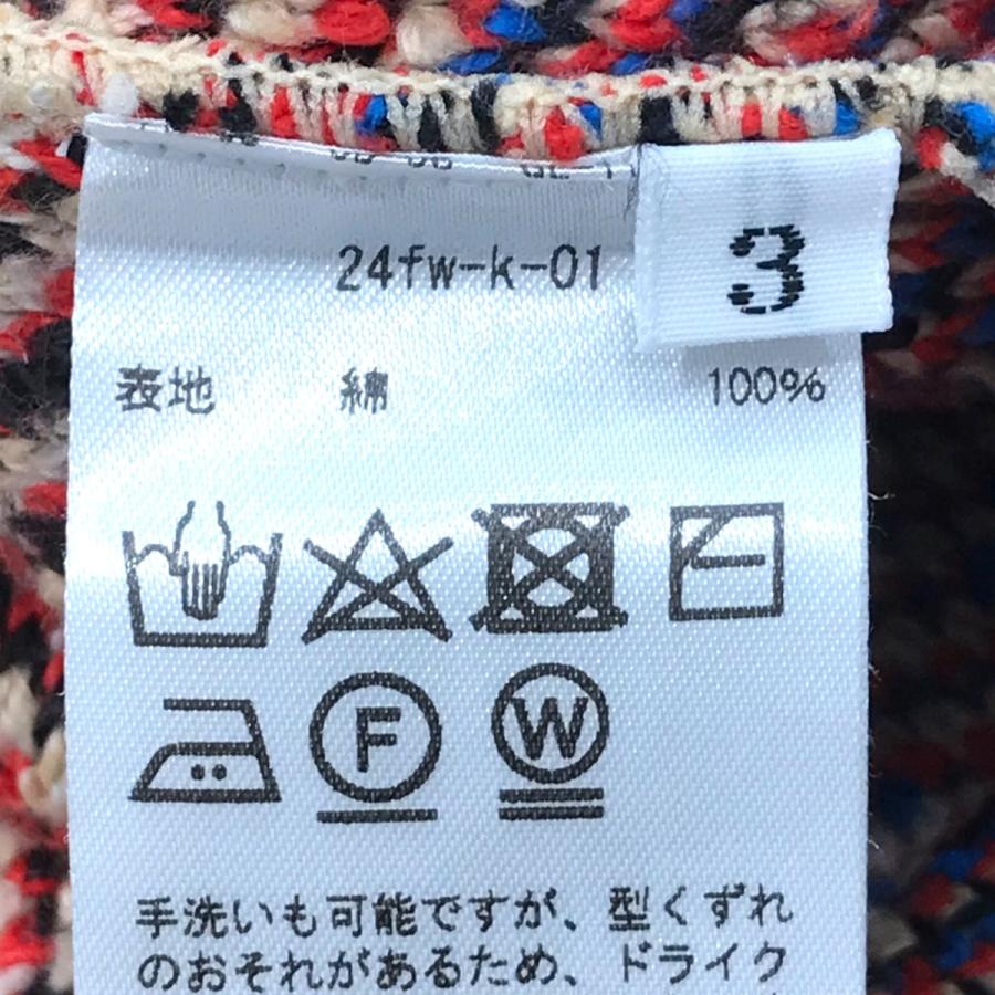 値下げ】KHOKI 24AW 「Intarsia-knit jumper」 ニット 24fw k 01 