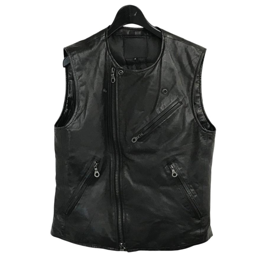 ISAMU KATAYAMA (バックラッシュ) ホースレザー ダウン ベスト