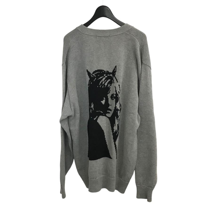 ヒステリックグラマー　EVIL WOMANジャカードショール カーディガン HYSTERIC GLAMOUR - ヒステリックグラマー EVIL WOMANジャカード