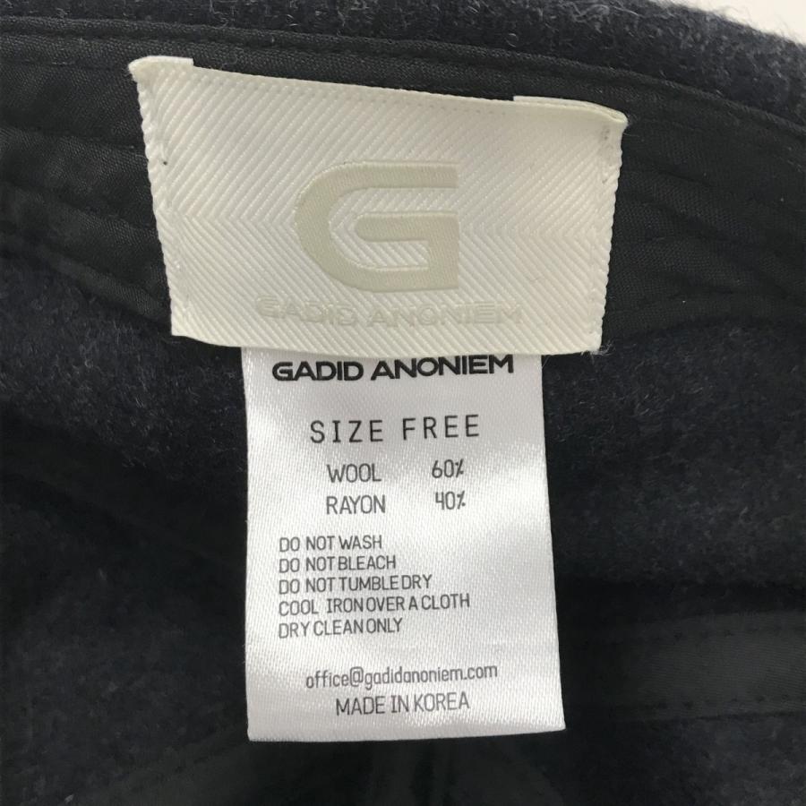 ガディッドアノニム GADID ANONIEM キャップ グレー サイズ：F