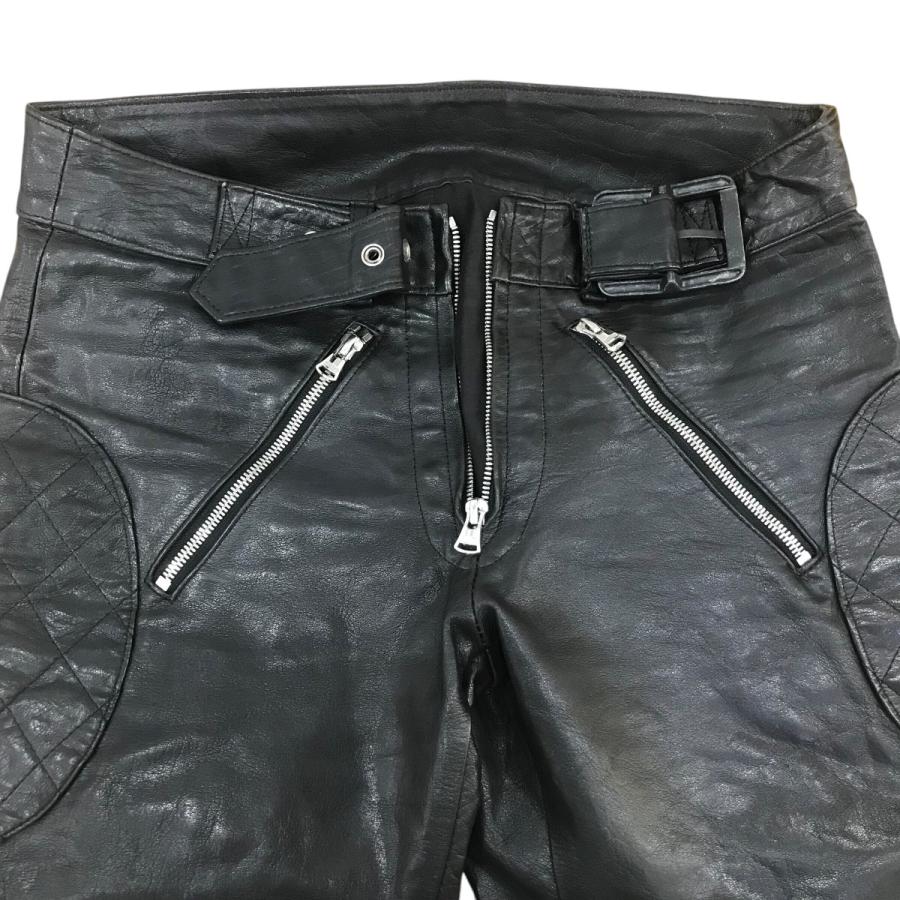 イサムカタヤマバックラッシュ レザーパンツ ISAMU KATAYAMA BACKLASH - Italian Shoulder Leather Pants