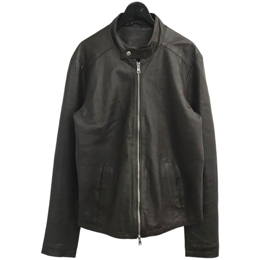 ジョルジオ ブラート GIORGIO BRATO シングルレザーライダース  