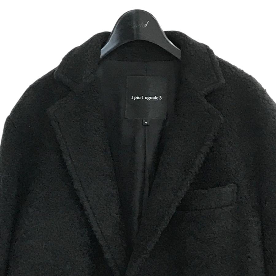 1piu1uguale3 ブラックボアチェスターコート サイズ3