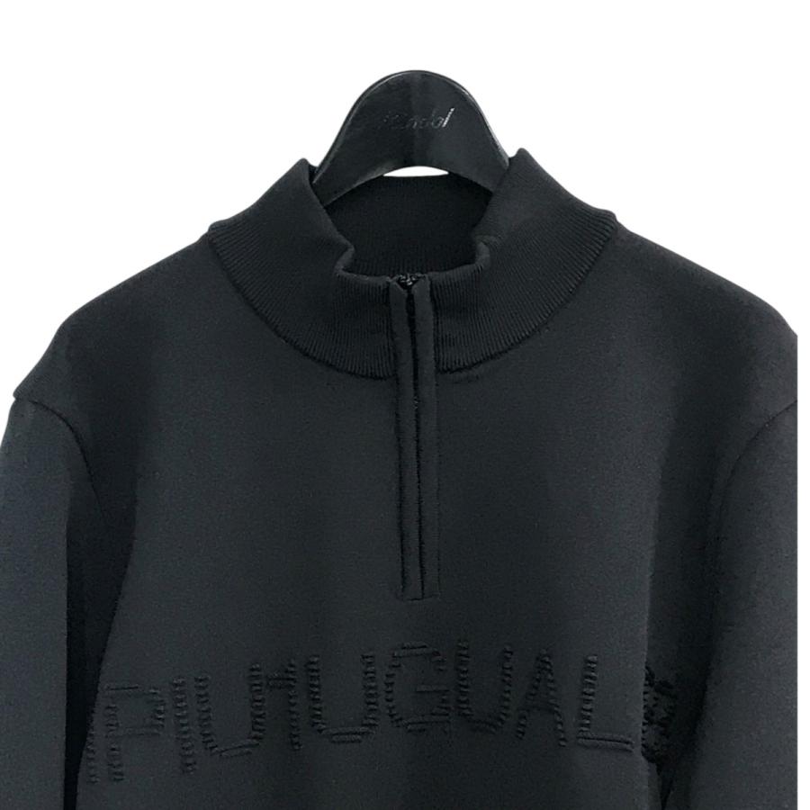 未使用】1PIU1UGUALE3 GOLF リブジップモックネックニット 3 未使用】1PIU1UGUALE3 GOLF リブジップモックネックニット 3