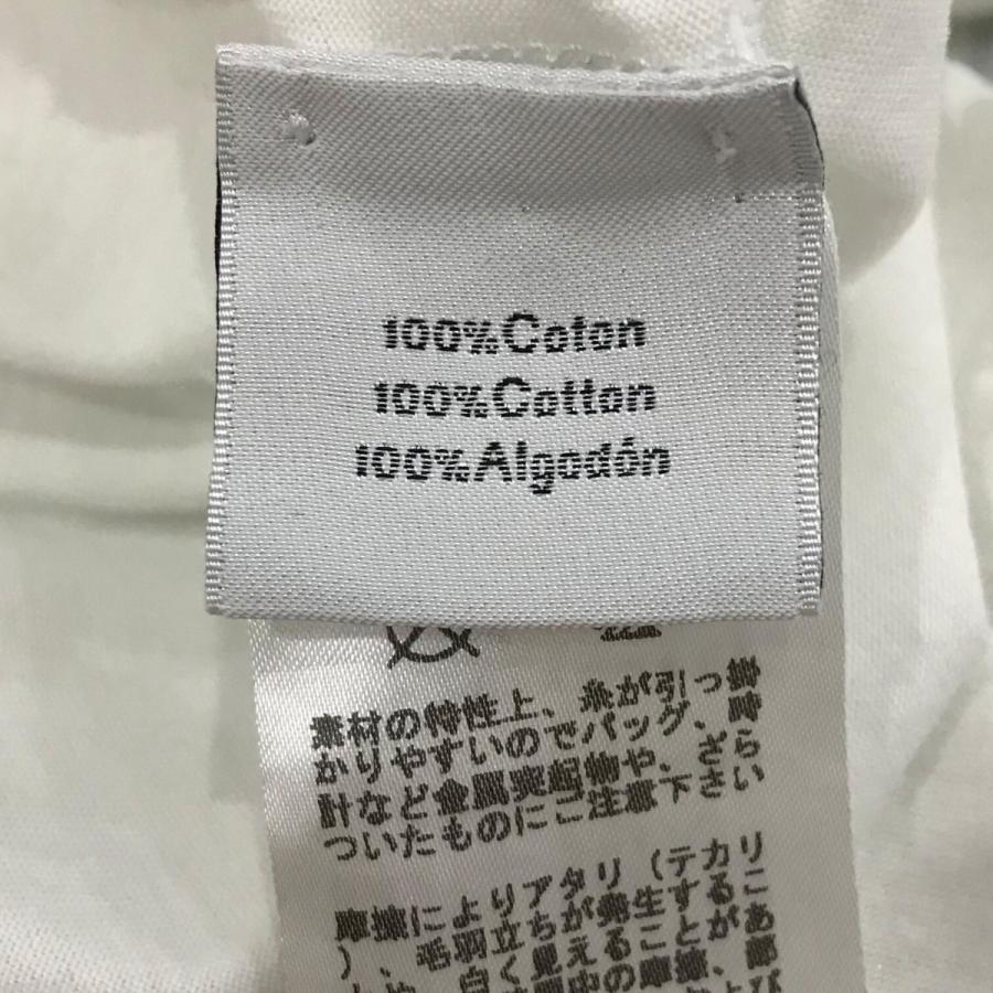 HERMES ホワイト Tシャツ サイズL HERMES 【値下げ】HERMES プリントTシャツ ホワイト サイズ：L