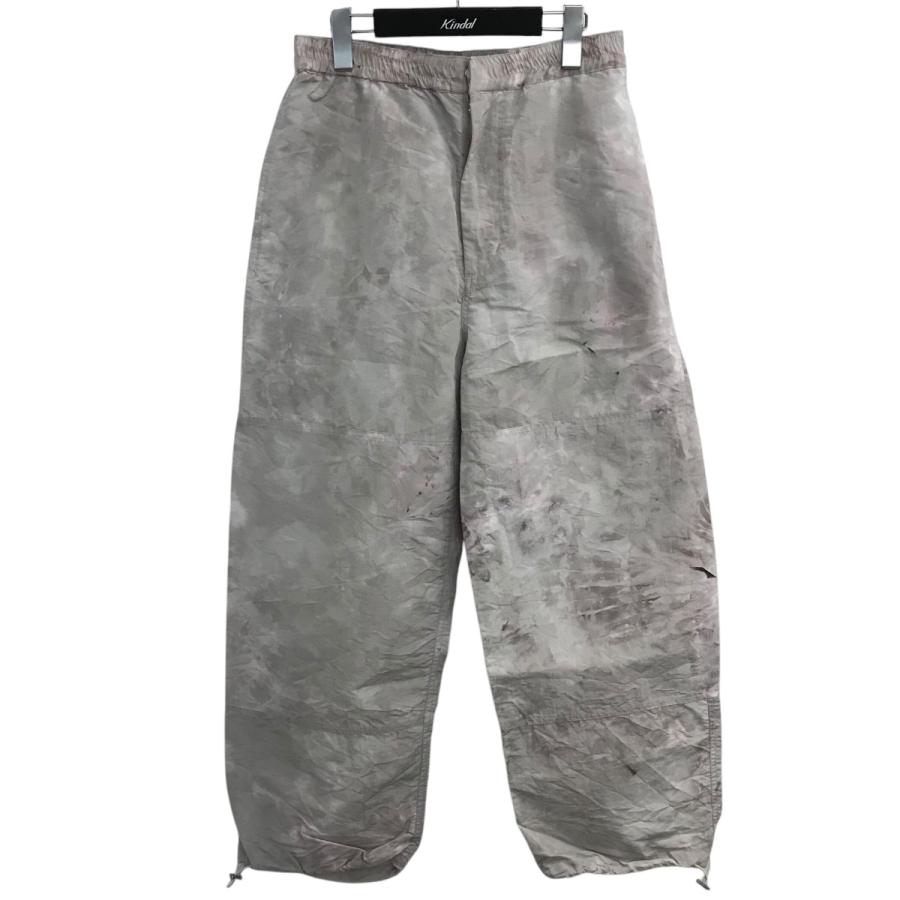 値下げ】ENCOMING 「PULLCORD PANELED TROUSER」 染め加工