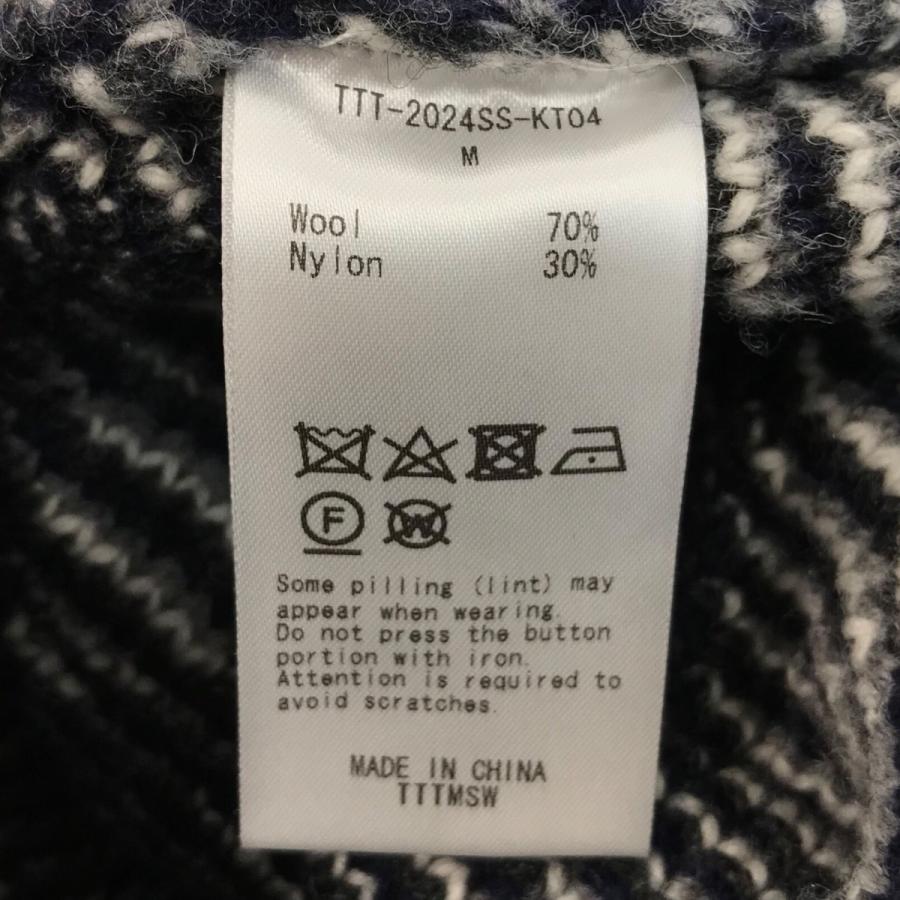 TTT MSW 24SS 「Diamond pull over knit」 ダイヤモンドニット 2024SS