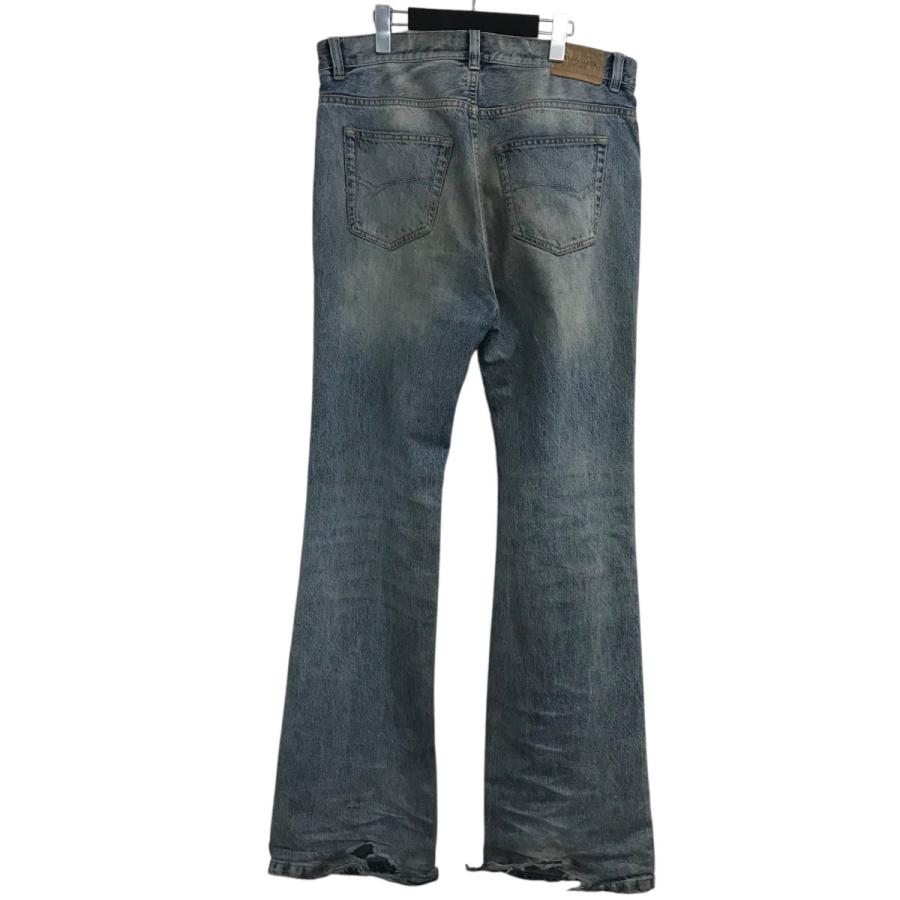 ク*ん様 BALENCIAGA JADED LONDON 似　ダメージフレアデニ BALENCIAGA 【値下げ】BALENCIAGA フレアデニムパンツ 697829