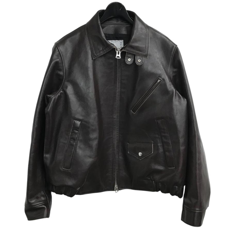 sacai サカイ 25SS 「Leather Jacket」 ライダースジャケット 25 sacai サカイ 25SS 「Leather Jacket」 ライダースジャケット 25
