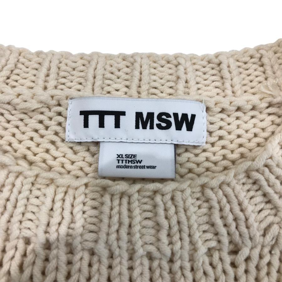 値下げ】TTT MSW 25SS 「JAKE knit」 ジェイクニット TTT 2025SS KT04