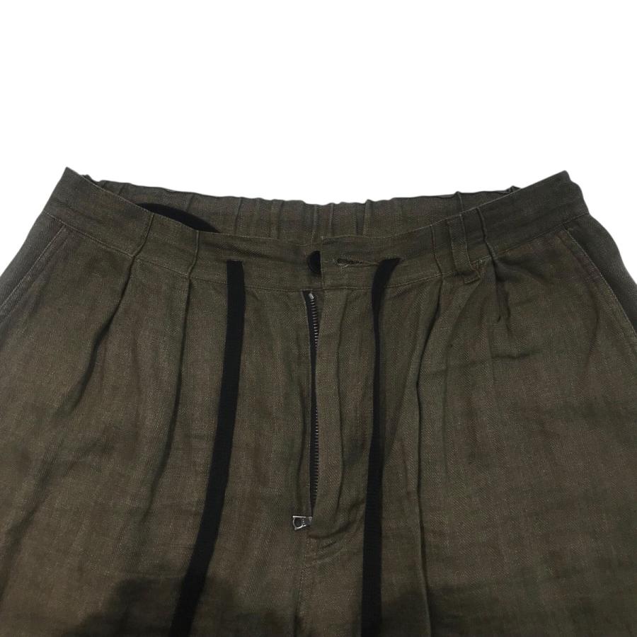 ISAMU KATAYAMA BACKLASH リネンストレッチパンツ Lサイズ ISAMU KATAYAMA BACKLASH（イサムカタヤマ バックラッシュ） 【値下げ