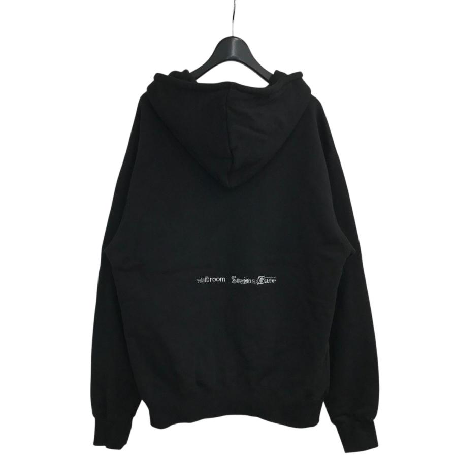 Vaultroom x Steins;Gate パーカー/ブラック,Mサイズ VAULTROOM×Steins;Gate プルオーバーパーカー ブラック サイズ：M (EC