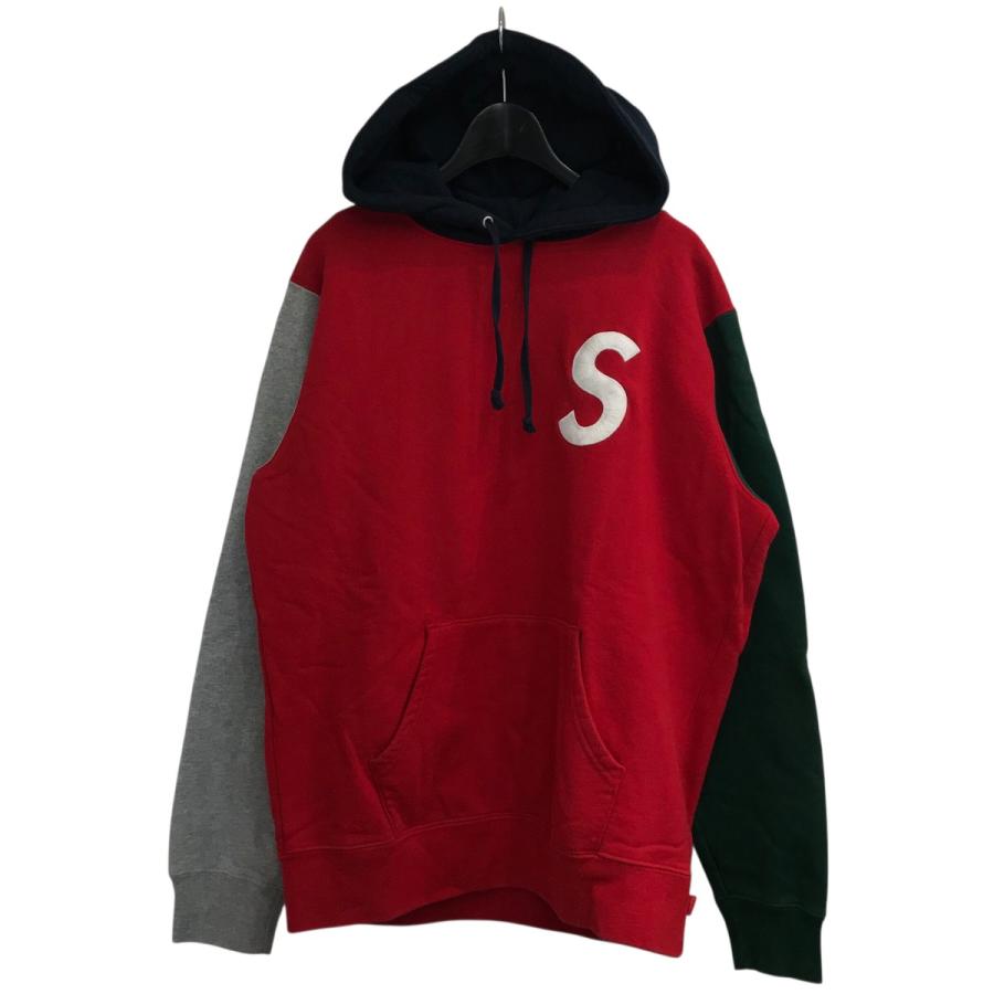 Supreme / 19ss/S Logo Colorblocked Hooded/パーカー/M/コットン/マルチカラー Supreme 【値下げ】Supreme 19SS 「S Logo Colorblocked Hooded