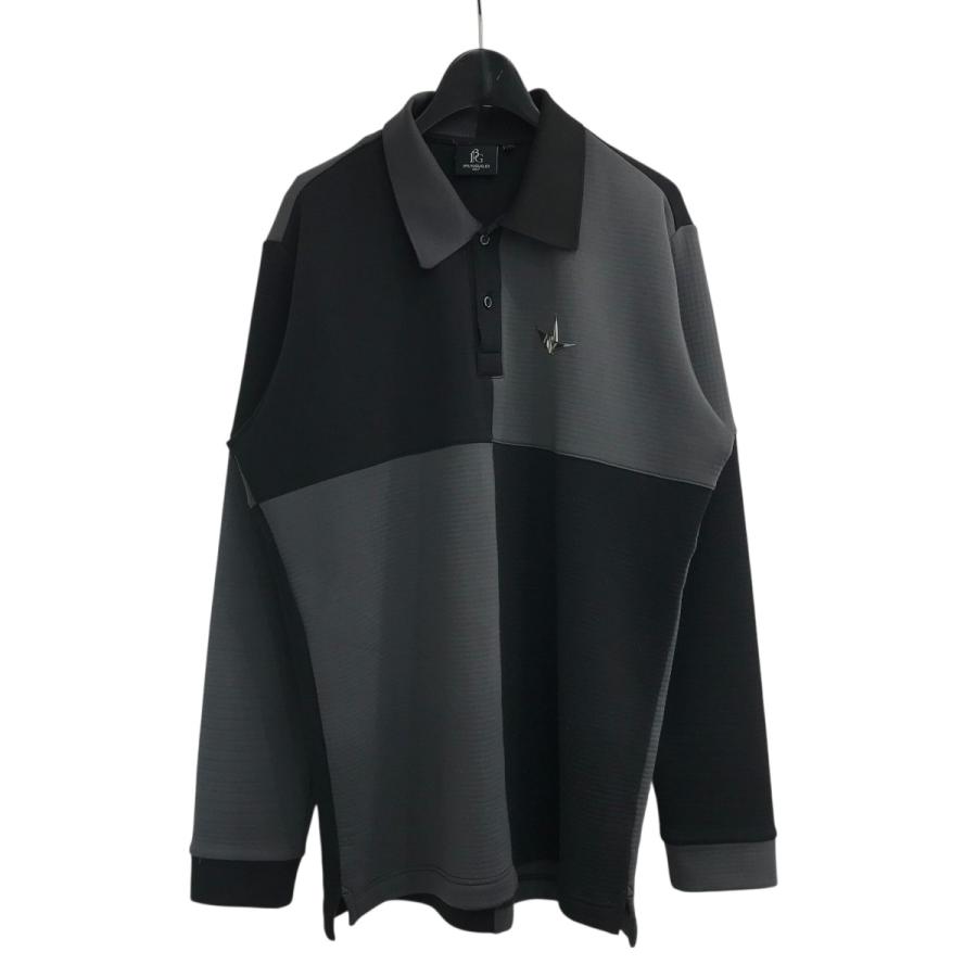 サイズM【未使用】1piu1uguale3 GOLF グラデポロシャツR 1PIU1UGUALE3 GOLF ウノピゥ ウノ ウグァーレトレ ゴルフ