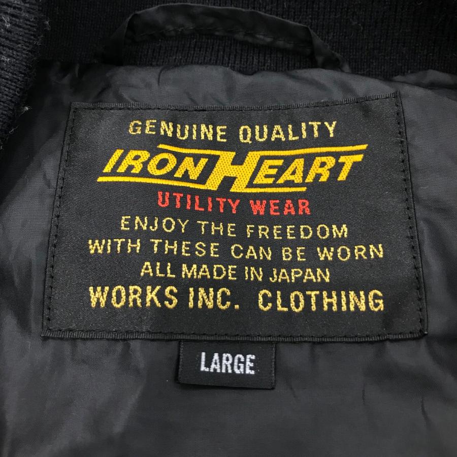 IRON HEART アイアン　ハート　シャツジャケット　キルティング　L IRON HEART アイアン ハート シャツジャケット キルティング L