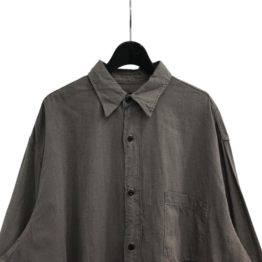 COMOLI 【値下げ】COMOLI 24SS ヨリ杢ワークシャツ Z01 02004