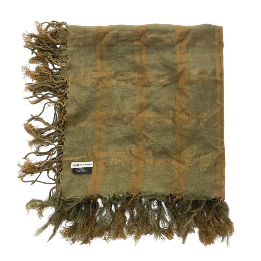 DRIES VAN NOTEN チェック柄 ストール DRIES VAN NOTEN 【値下げ】DRIES チェック柄ストール ベージュ