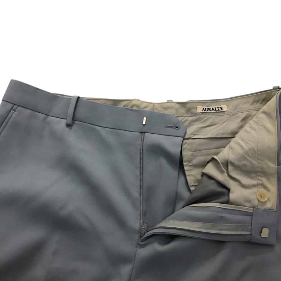 21SS AURALEE スラックス ライトウールマックス ブルーグレー 21SS AURALEE スラックス ライトウールマックス ブルーグレー