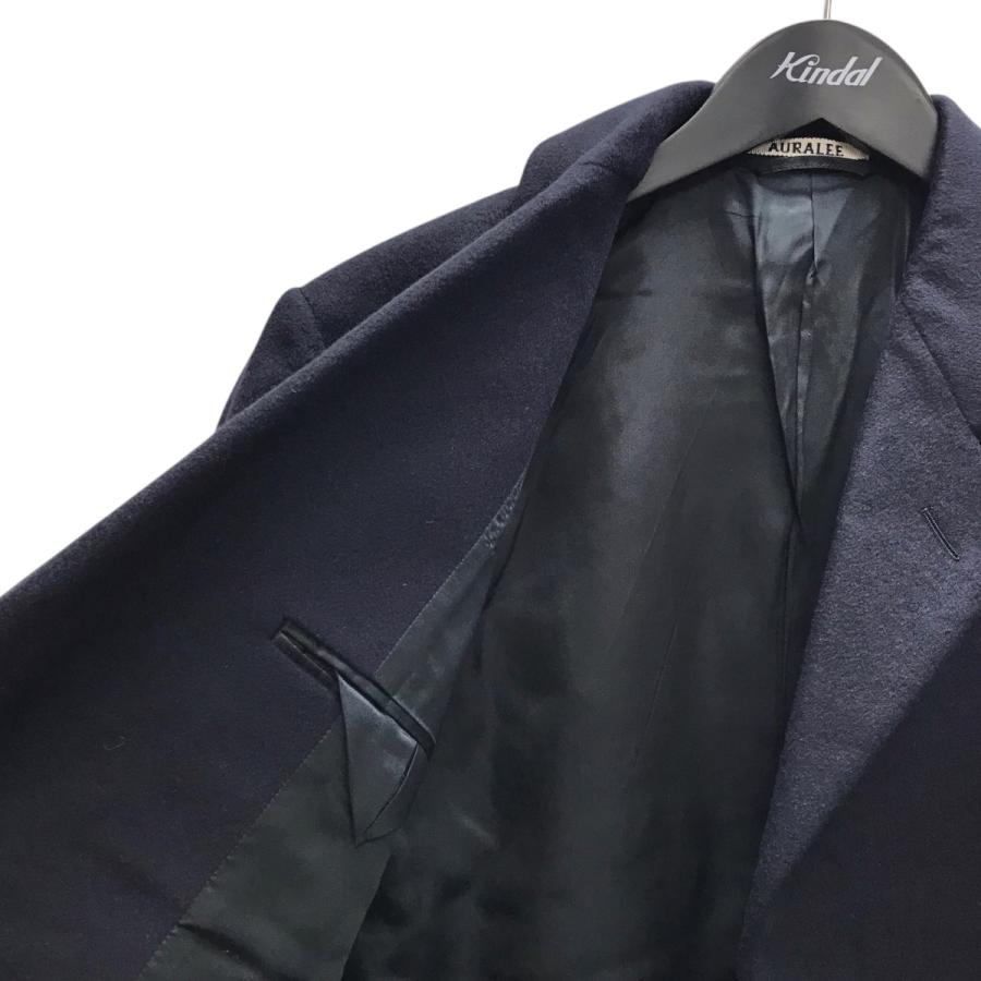 AURALEE ダークネイビー チェスターコート AURALEE（オーラリー） 【値下げ】AURALEE CASHMERE MOLESKIN