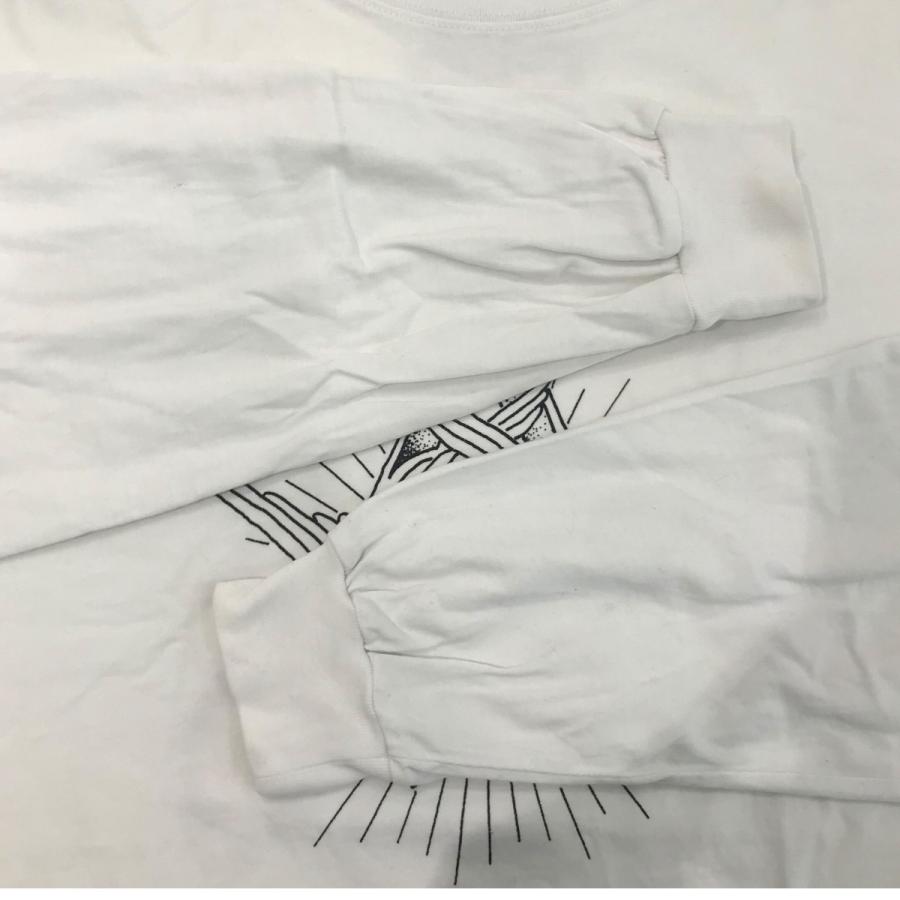 BALENCIAGA ロゴプリント ホワイトシャツ 38 BALENCIAGA - バレンシアガ ロゴプリント オーバーサイズシャツ