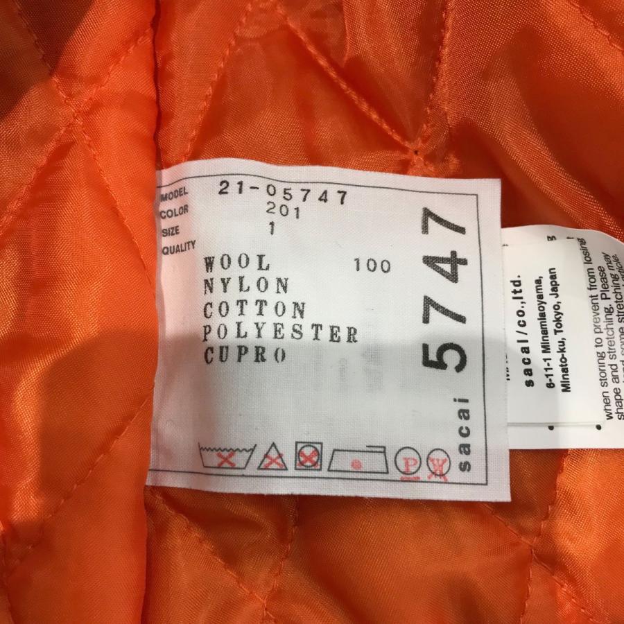 sacai（サカイ） 【値下げ】sacai ニット切替ナイロンボンバー