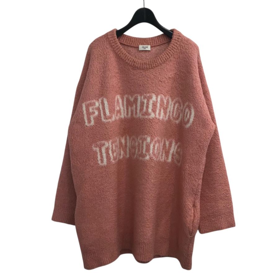 セリーヌブラッシュドコットンオーバーサイズニットMセーター 1日限定