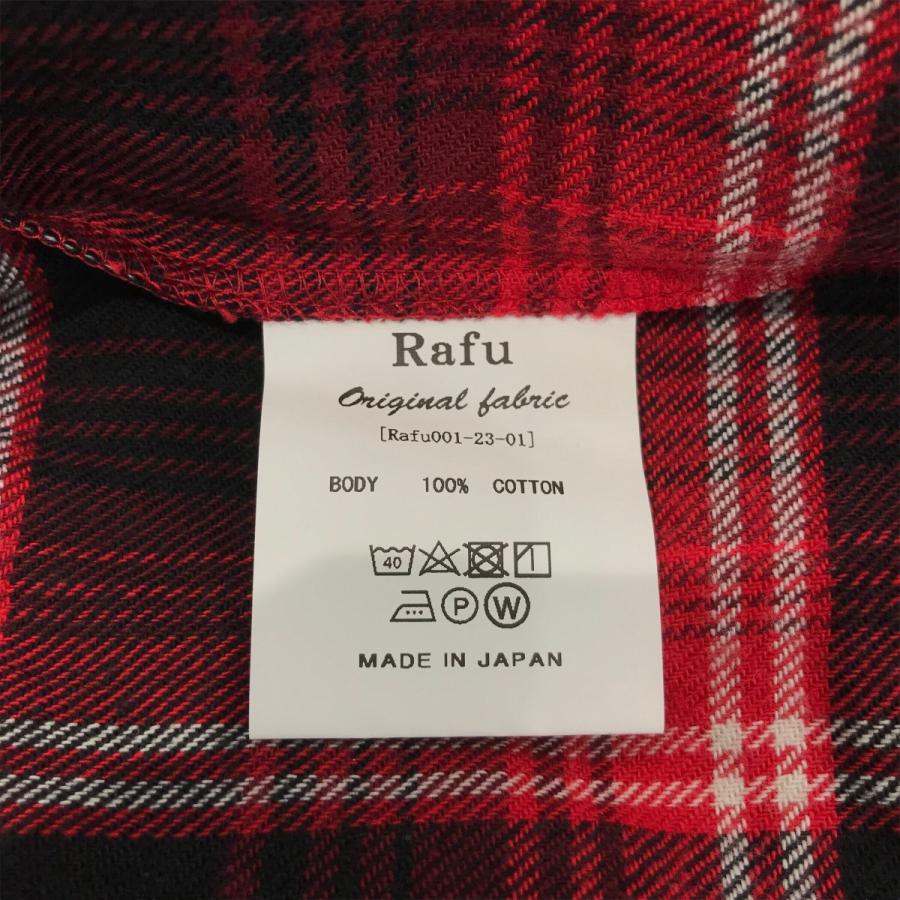 rough（ラフ） 【値下げ】RAFU チェックシャツ Rafu001 23 01 レッド