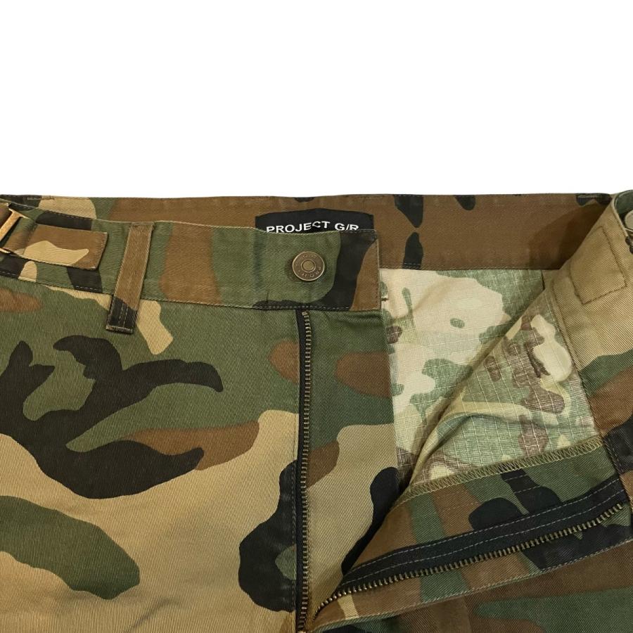 プロジェクト ジーアール PROJECT G／R 「Layered Skirt Cargo Shorts