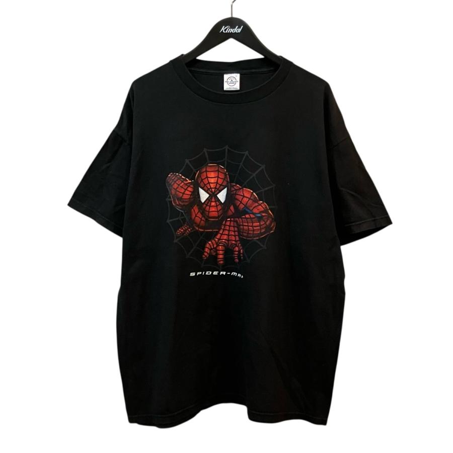 vintage SPIDER-MAN スパイダーマン Tシャツ ブラック VINTAGE 【値下げ】VINTAGE スパイダーマンTシャツ ブラック サイズ