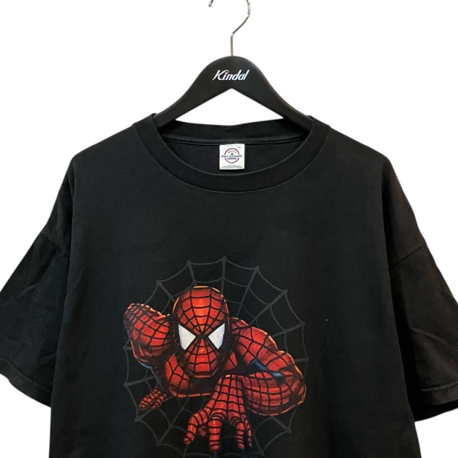 vintage SPIDER-MAN スパイダーマン Tシャツ ブラック VINTAGE 【値下げ】VINTAGE スパイダーマンTシャツ ブラック サイズ