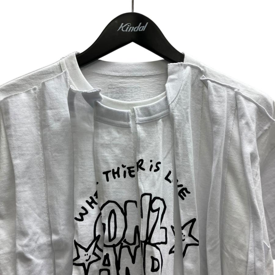 sacai（サカイ） sacai×MARK GONZALES Gonz Print T-Shirt カットオフ