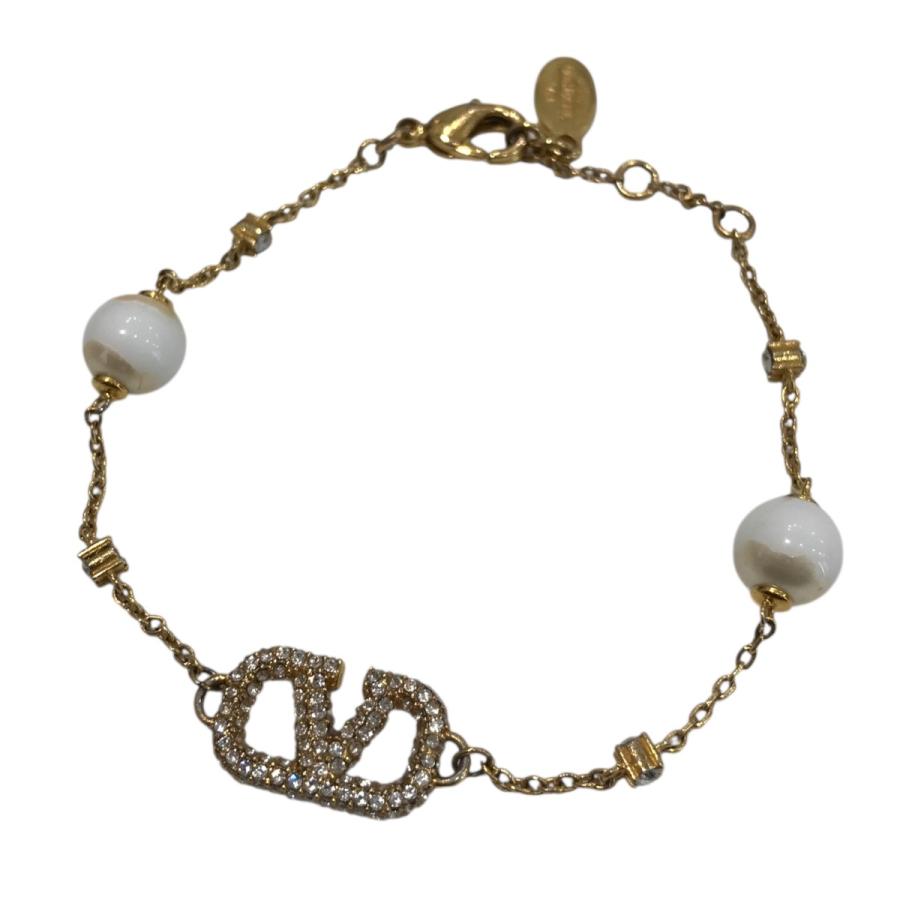 VALENTINO Vロゴブレスレット VALENTINO 【値下げ】VALENTINO Vロゴブレスレット ゴールド (渋谷店