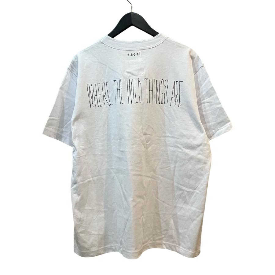 sacai（サカイ） 【値下げ】sacai プリントTシャツ 2501009S ホワイト