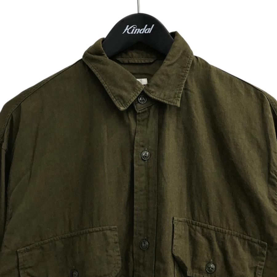 COMOLI（コモリ） ベタシャン CPOシャツ T01 02011 カーキ サイズ：2