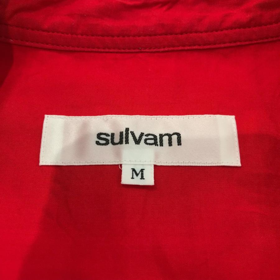 sulvam アシンメトリー オーバーサイズシャツ sulvam - アシンメトリー オーバーサイズシャツ / Gabardine classic
