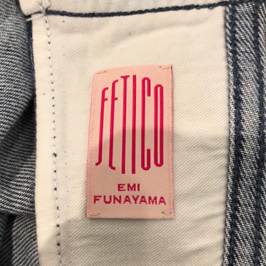値下げ】FETICO 「ORGANIC COTTON DENIM SHORT JACKET WITH STUDS