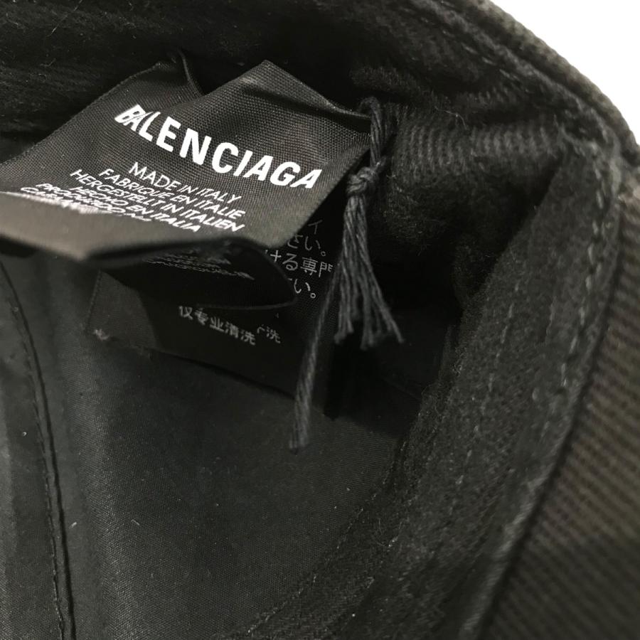 バレンシアガ　キャップ　ロゴ　ブラック　Lサイズ　59センチ BALENCIAGA 並行輸入 バレンシアガ キャップ 744295 416B8 9960