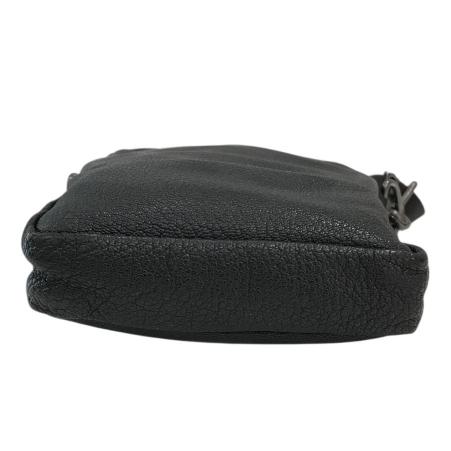 Our Legacy（アワーレガシー） レザーショルダーバッグ ブラック