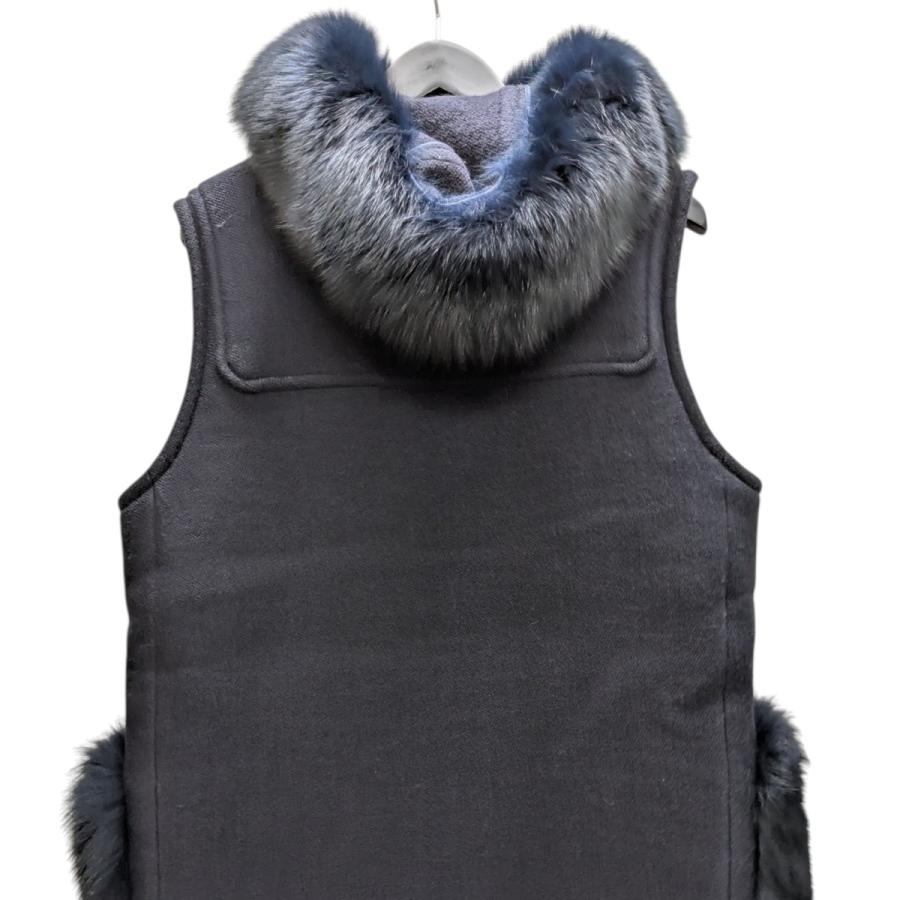 DRAWER（ドゥロワー） ファーポケットノースリーブダッフルコート