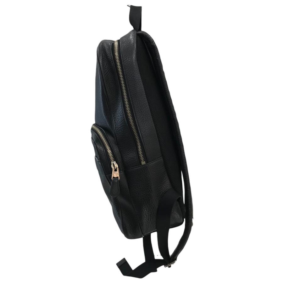COACH ブラックレザー リュック　コーチ　ショルダーバッグ COACH（コーチ） 【値下げ】COACH レザーバックパック ブラック (EC