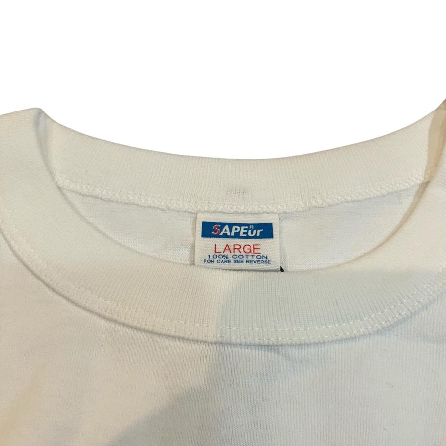 トップス SAPEur LEGEND SMILE HEAD S/S TEE XXL 値下げ】SAPEur 「LEGEND SMILE HEAD S TEE」 プリントTシャツ A0025