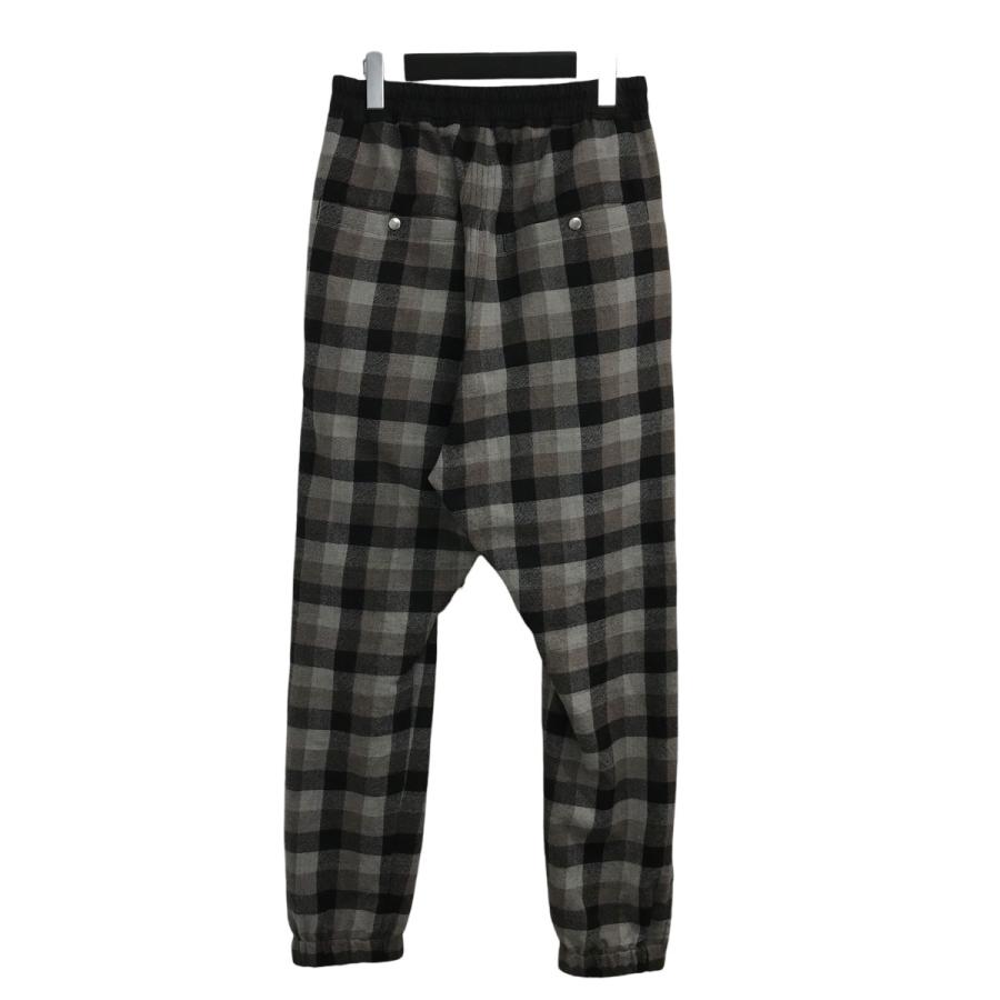 Rick Owens リックオウエンス RICK OWENS チェック柄ウールトラック