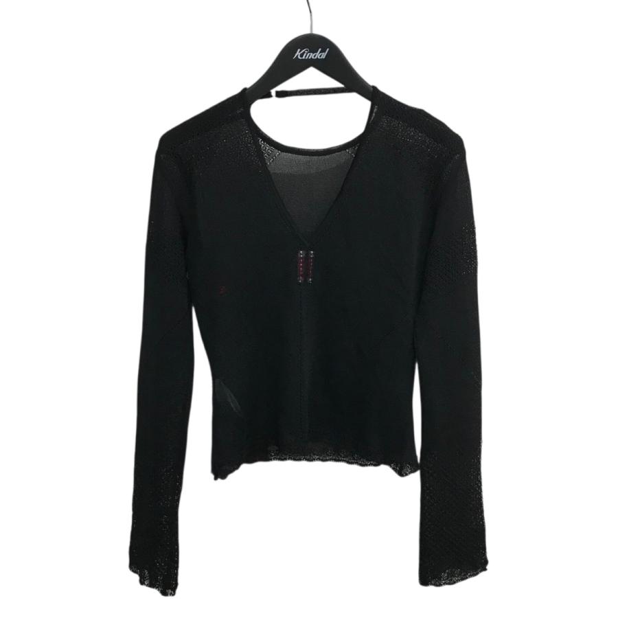 値下げ】FETICO 「LACE KNIT TOPS」 レースニットトップス FTC2540721