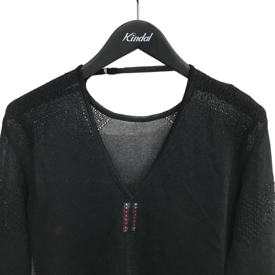 値下げ】FETICO 「LACE KNIT TOPS」 レースニットトップス FTC2540721