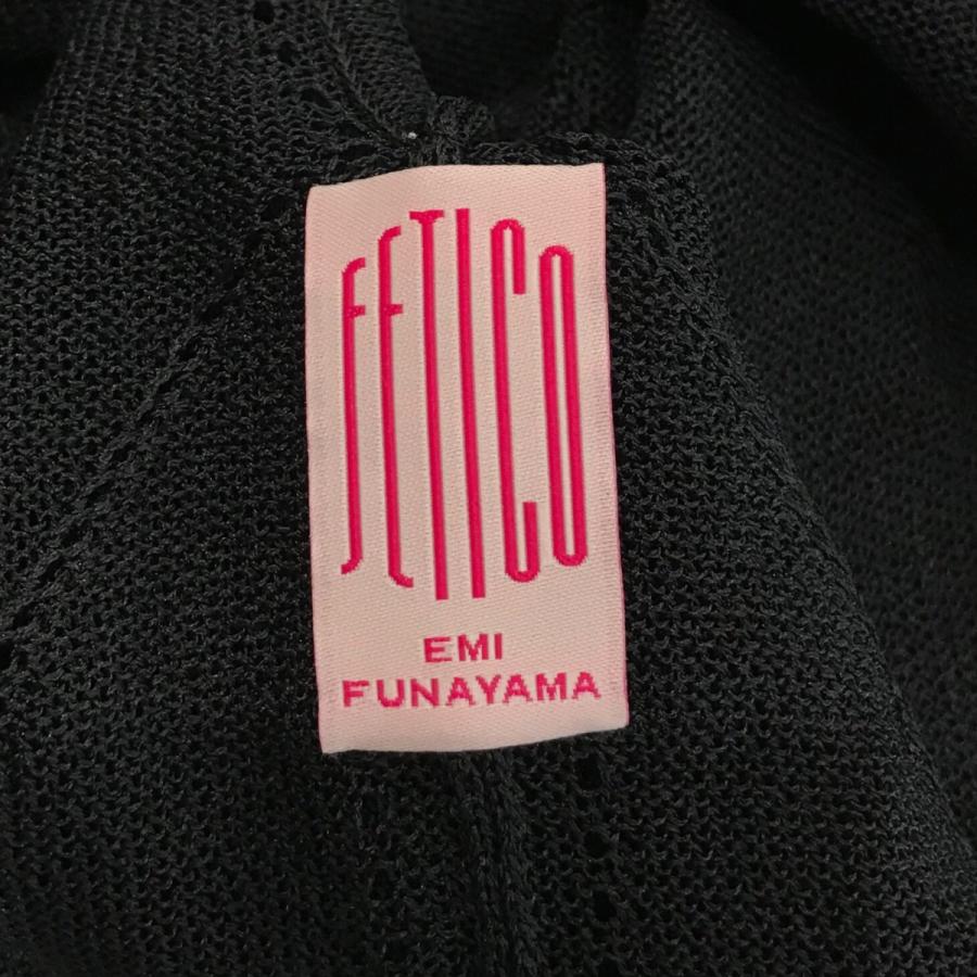 値下げ】FETICO 「LACE KNIT TOPS」 レースニットトップス FTC2540721
