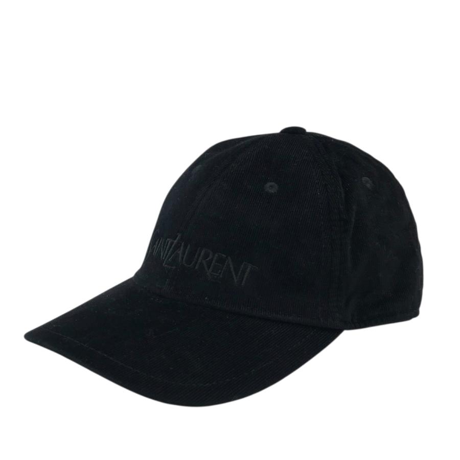 値下げ】Saint Laurent Paris コーデュロイキャップ 754660 ブラック